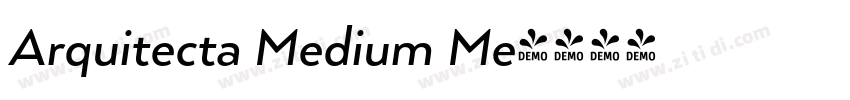 Arquitecta Medium Me字体转换